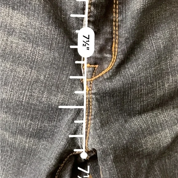 NEW NINE WEST Cigarette High Rise Skinny Ankle Jeans size 6P - Picture 6 of 9